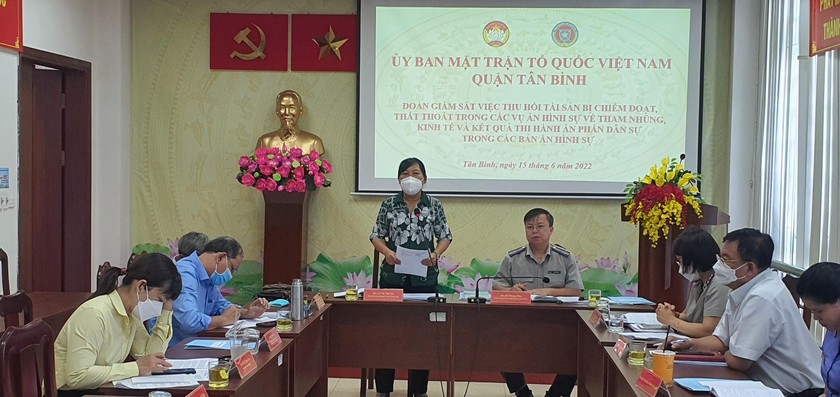 Quận Tân Bình: Mặt trận Tổ quốc phát huy vai trò giám sát đối với công tác thi hành án dân sự