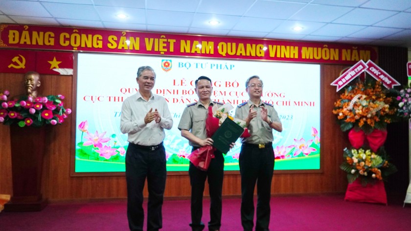 Ông Nguyễn Văn Hòa làm Cục trưởng Cục Thi hành án dân sự TP.HCM