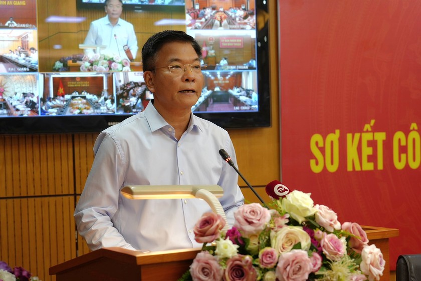 Bộ trưởng Lê Thành Long phát biểu kết luận Hội nghị