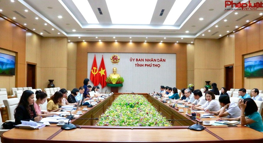 Thứ trưởng Đặng Hoàng Oanh kiểm tra công tác theo dõi tình hình thi hành pháp luật tại Phú Thọ