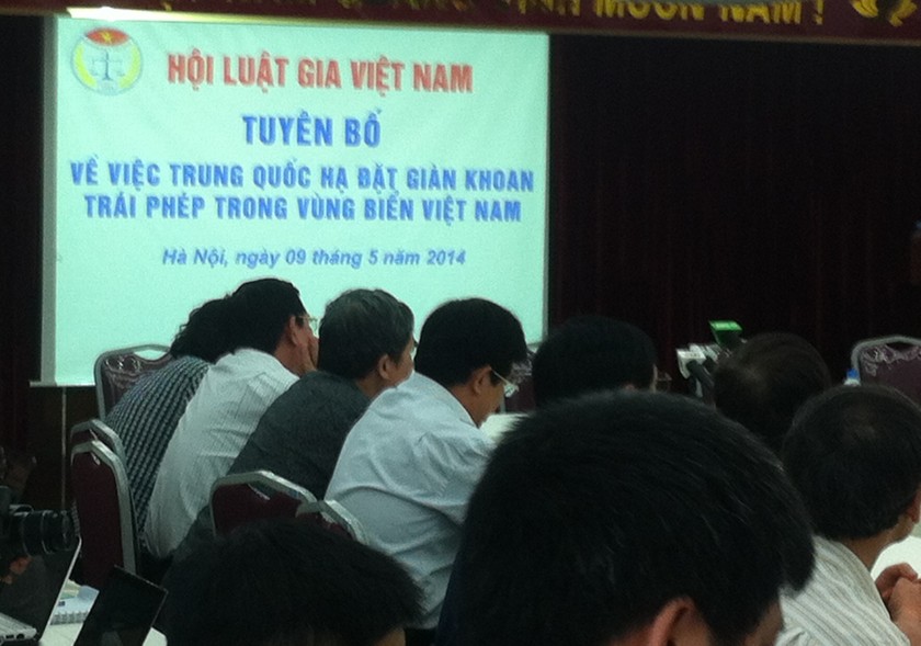Hội Luật gia Việt Nam cực lực phản đối hành động ngang ngược của TQ trên biển Đông