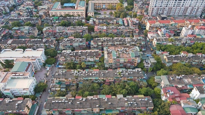 Cận cảnh các chung cư cũ sắp được cải tạo ở Hà Nội
