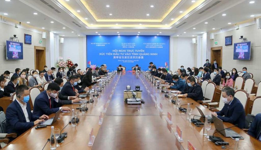 Hội nghị xúc tiến đầu tư với sự tham gia của nhiều sở, ban, ngành của tỉnh Quảng Ninh và các doanh nghiệp Đài Loan(Trung Quốc).