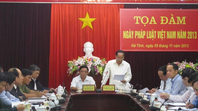 Hà Tĩnh triển khai Ngày Pháp luật Việt Nam 2013