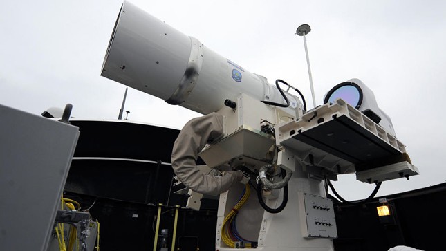 Hệ thống pháo laser LWS của Hải quân Mỹ