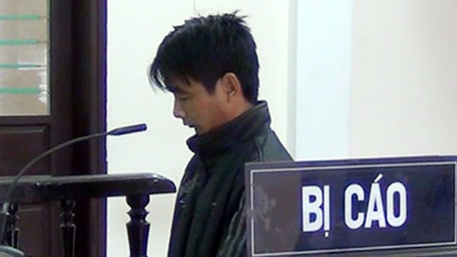 Bị cáo Ngô Trí Dương tại tòa án