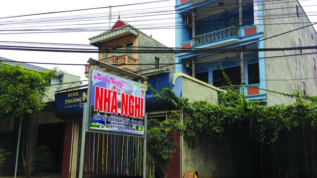 Nhà nghỉ Minh Phương - nơi H. cho rằng đã bị ép bán dâm