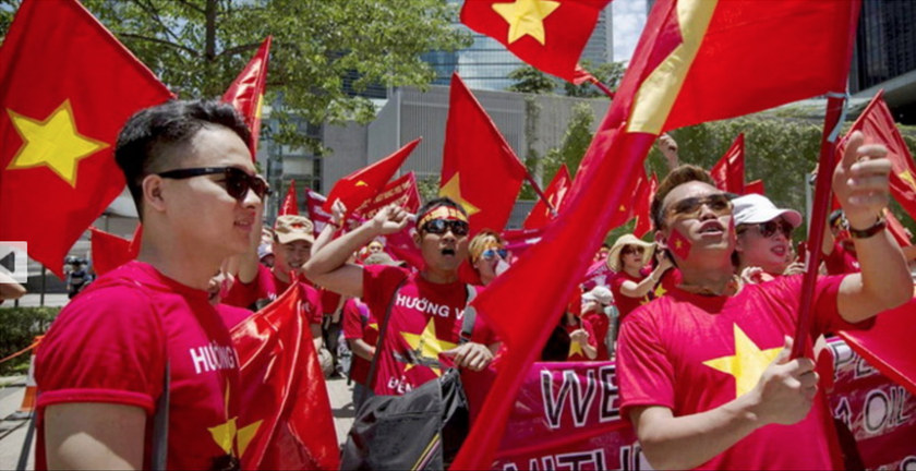 Cộng đồng người Việt biểu tình bảo vệ chủ quyền Tổ quốc