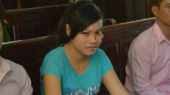 Bị cáo Nhung tại phiên tòa phúc thẩm