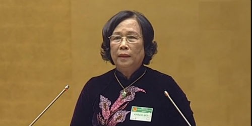 Bộ trưởng Bộ Lao động-Thương binh & Xã hội Phạm Thị Hải Chuyền