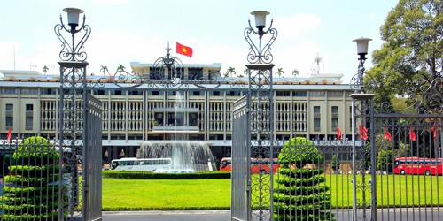 Dinh Độc Lập được xem là công trình xây theo kiến trúc xanh sớm nhất tại Việt Nam 