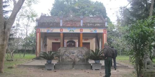 Đền thờ danh thần Nguyễn Văn Giai tại quê hương.