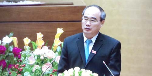 Ông Nguyễn Thiện Nhân - Chủ tịch  UBTW Mặt trận Tổ quốc Việt Nam