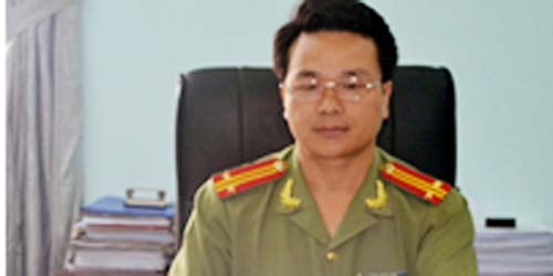 Trung tá Trần Ngọc Anh. Ảnh: Tùy Phong