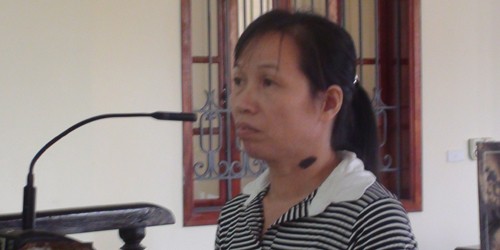 Bị cáo Lô Thị Thanh.