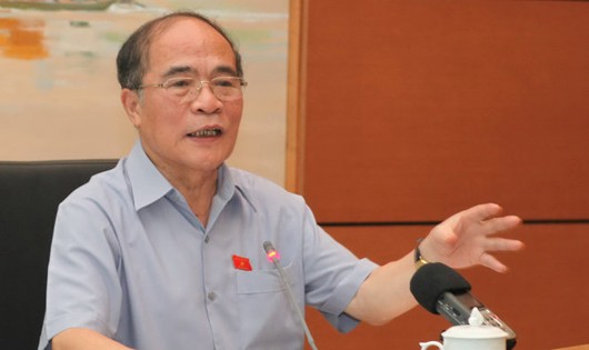 Chủ tịch Quốc hội Nguyễn Sinh Hùng. Ảnh: Lê Kiên