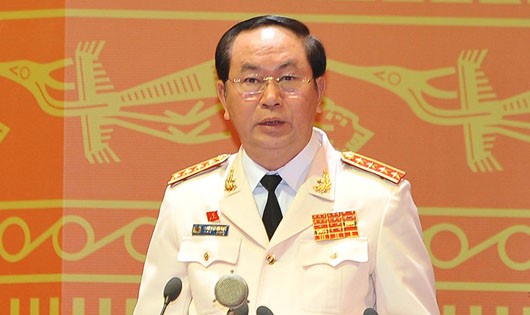 Bộ trưởng Công an Trần Đại Quang được giới thiệu ứng cử làm Chủ tịch nước