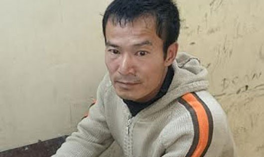 Nguyễn Quang Tuấn tại cơ quan công an.
