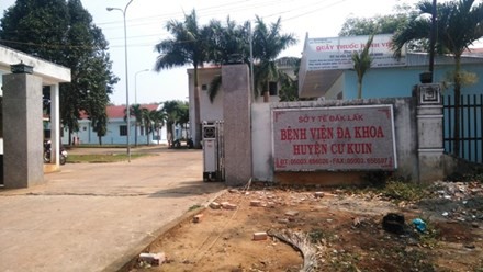 Bệnh viện Đa khoa huyện Cư kuin. (Ảnh: TPO)