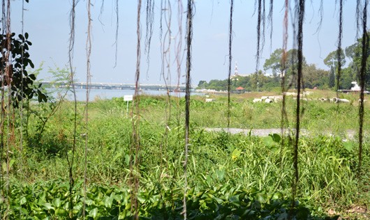 Một khúc sông Đồng Nai bị lấp trong dự án  