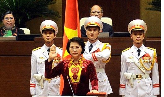 Lễ Tuyên thệ của Chủ tịch QH Nguyễn Thị Kim Ngân