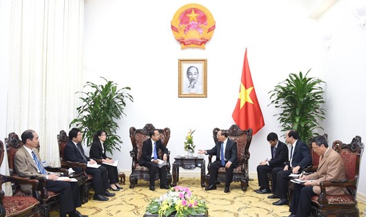 Thủ tướng tiếp trưởng đại diện tổ chức xúc tiến thương mại Nhật Bản tại Việt Nam