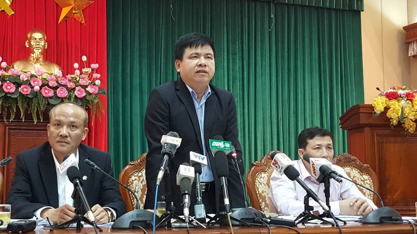 Ông Trần Xuân Hà – Phó trưởng Ban Tuyên giáo Thành ủy Hà Nội phát biểu tại cuộc họp báo.