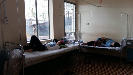Các nữ tu sĩ đang điều trị tại Bệnh viện Đa khoa tỉnh Đắk Lắk