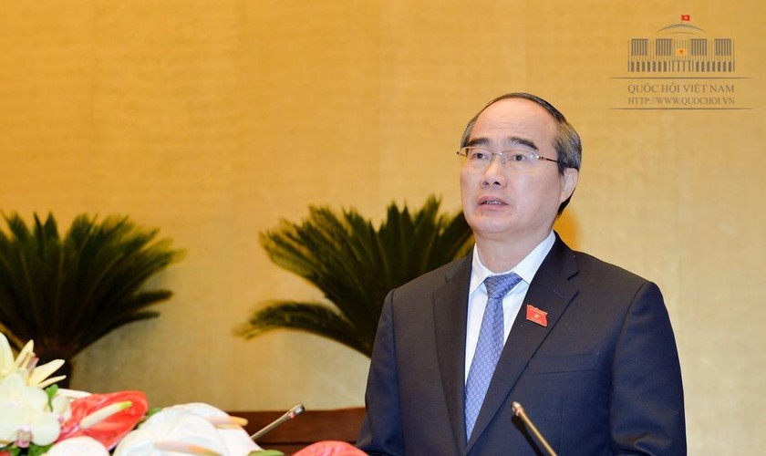 Ông Nguyễn Thiện Nhân tại Kỳ họp thứ 3 Quốc hội khóa XIV