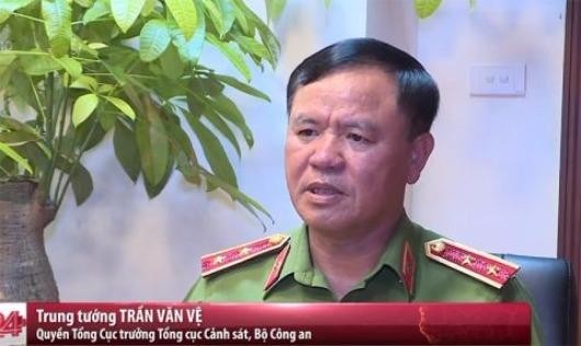Trung tướng Trần Văn Vệ (ảnh VTV24)