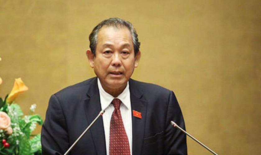 Phó Thủ tướng Thường trực Trương Hoà Bình, Trưởng Ban Chỉ đạo phòng, chống tội phạm của Chính phủ.