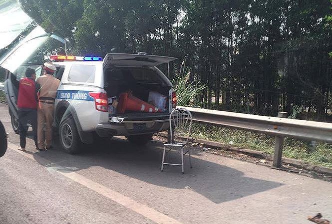 Thái Nguyên: Cảnh sát giao thông bị xe máy đâm đã tử vong