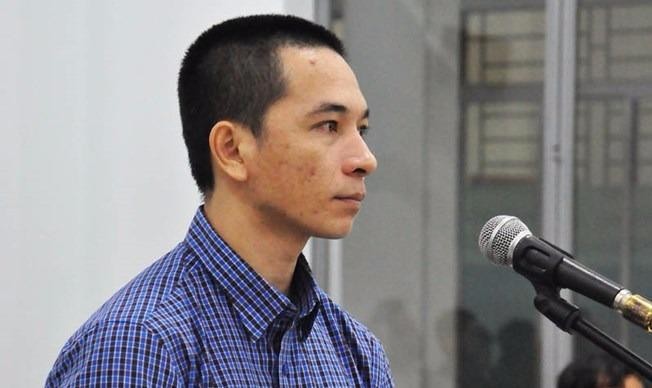 Bị cáo Huỳnh Út Việt tại phiên tòa ( Ảnh: PLO)