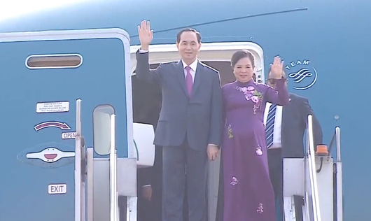 Chủ tịch nước Trần Đại Quang bắt đầu thăm cấp Nhà nước tới Bangladesh