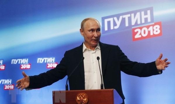Điện mừng ông Vladimir Putin tái đắc cử Tổng thống Liên bang Nga