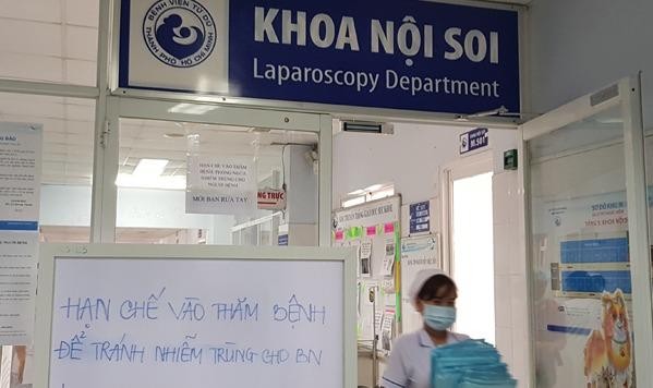 Khoa Nội soi ( Bệnh viện Từ Dũ)đã bắt đầu hoạt động trở lại từ chiều  4/6. Ảnh: Lê Phương.