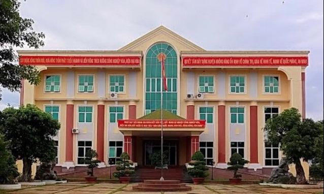 UBND huyện Krông Năng, nơi xảy ra việc lộ đề thi công chức năng 2016 - Ảnh: TT