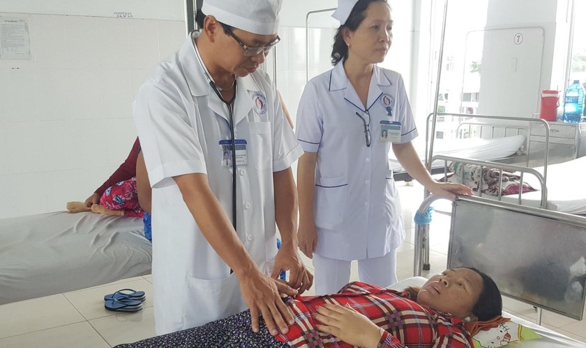 Chị Dung đang được điều trị tại Bệnh viện đa khoa Bạc Liêu