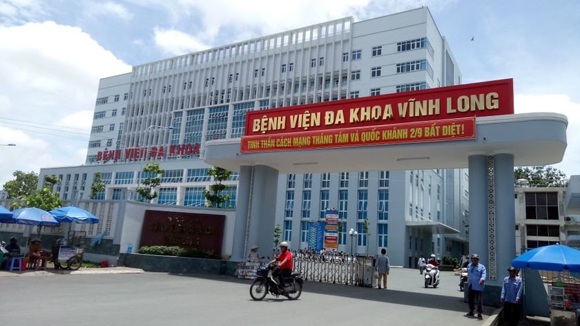 Bệnh viện Đa khoa tỉnh Vĩnh Long, nơi xảy ra vụ song thai chết lưu gây hoang mang dư luận thời gian qua.