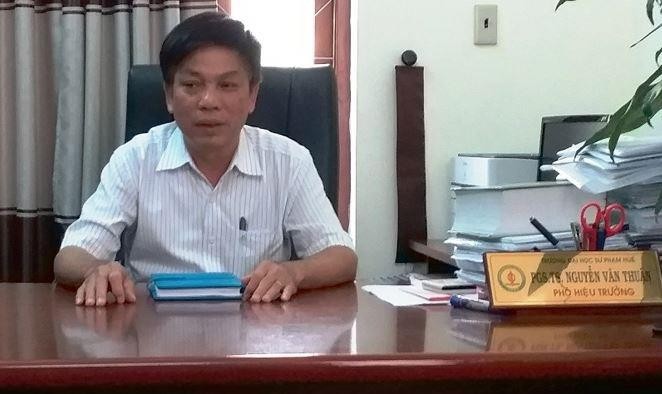 Ông Nguyễn Văn Thuận cho hay, nhà trường hiện nghiên cứu phương án xử lý và đã thành lập tổ thẩm định; nếu sự vụ vượt quá khả năng thẩm tra, trường sẽ đề nghị công an vào cuộc.
