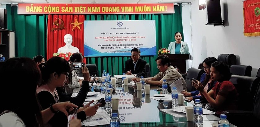 Hội Bảo vệ Trẻ em Việt Nam thông tin về Đại hội Đại biểu lần thứ ba