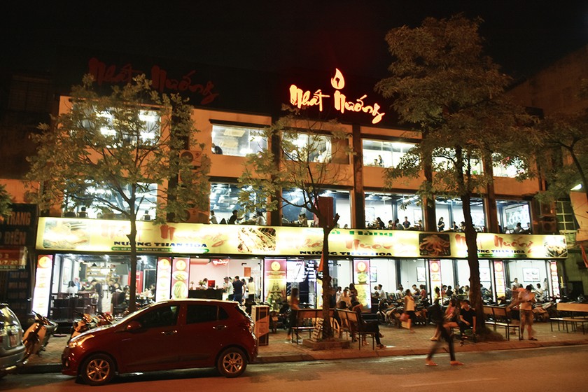 Hệ thống Nhà hàng Nhất Nướng trên phố Trần Vỹ, phường Mai Dịch, Q. Cầu Giấy, Hà Nội