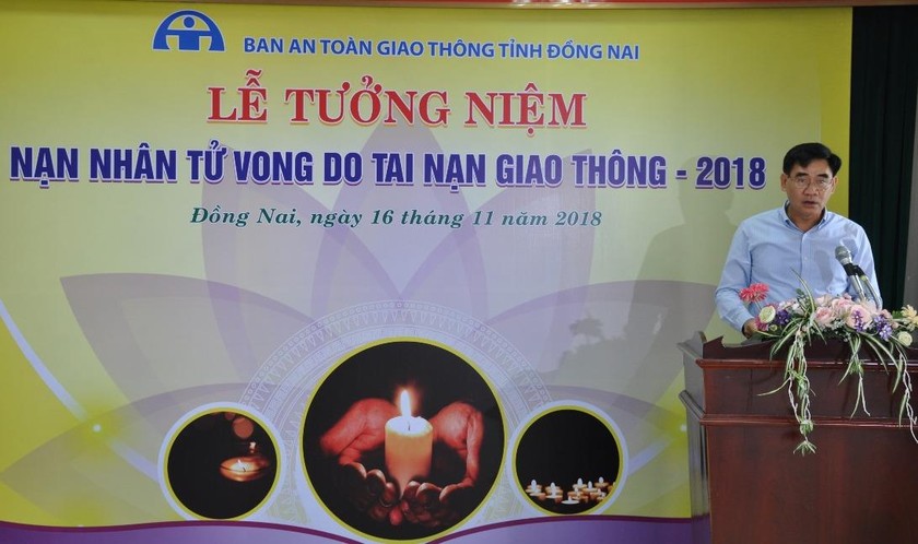 Ông Phan Văn Vĩnh – Phó chủ tịch UBND tỉnh Đồng Nai phát biểu tại buổi lễ.