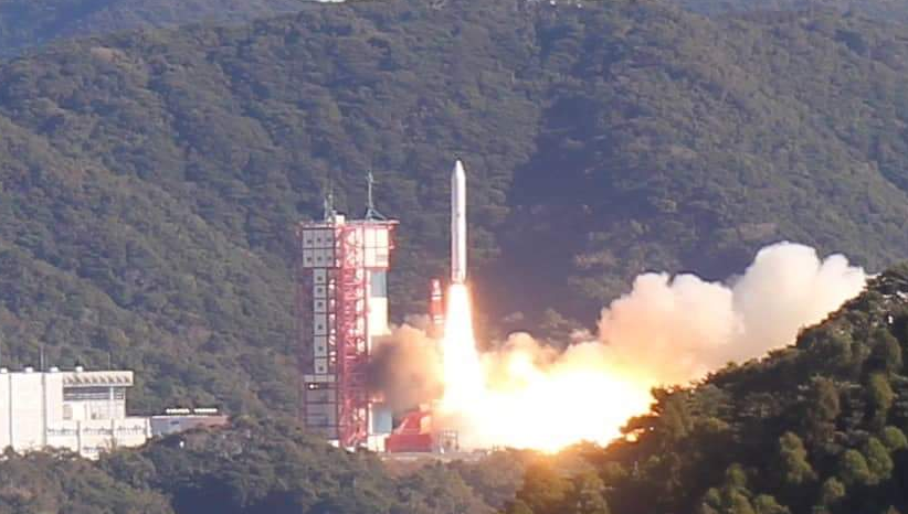 Tên lửa Epsilon số 4 của Nhật Bản được phóng ngày 18/1 mang theo vệ tinh MicroDragon của Việt Nam. Ảnh: VNSC