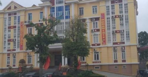 Trụ sở UBND huyện Hậu Lộc.