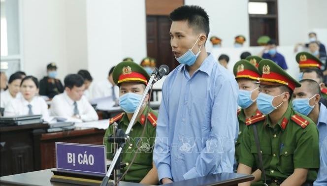  Bị cáo Trịnh Văn Hải khai báo trước Hội đồng xét xử chiều 8/9. Ảnh: Doãn Tấn/TTXVN