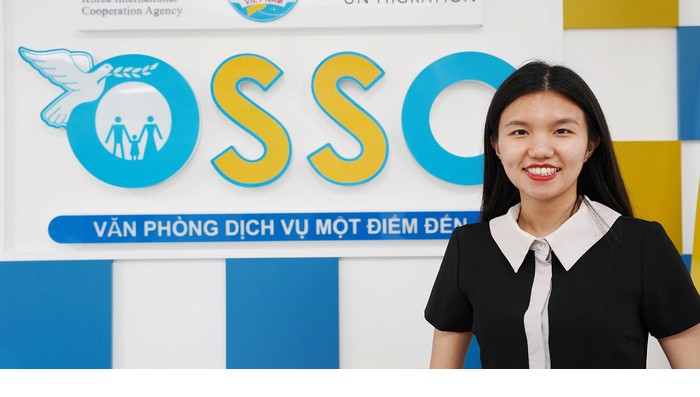 Từ khi Văn phòng OSSO Hà Nội đi vào hoạt động, tư vấn viên Ngô Thị Thùy Dương đã tiếp cận khoảng 60 phụ nữ di cư hồi hương trên địa bàn.