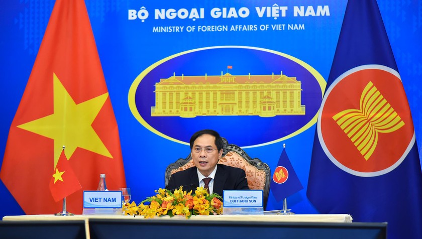 Bộ trưởng Bùi Thanh Sơn dự Hội nghị Bộ trưởng Ngoại giao ASEAN - Hàn Quốc.