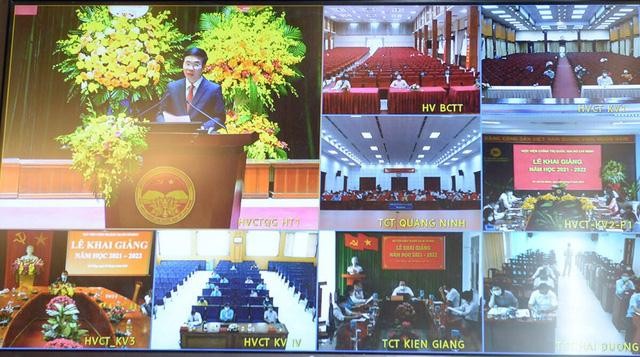 Học viện Chính trị Quốc gia Hồ Chí Minh tổ chức lễ khai giảng năm học 2021-2022