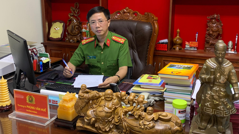 Thượng tá Phùng Văn Huế -Trưởng Phòng 5, Cục C10.